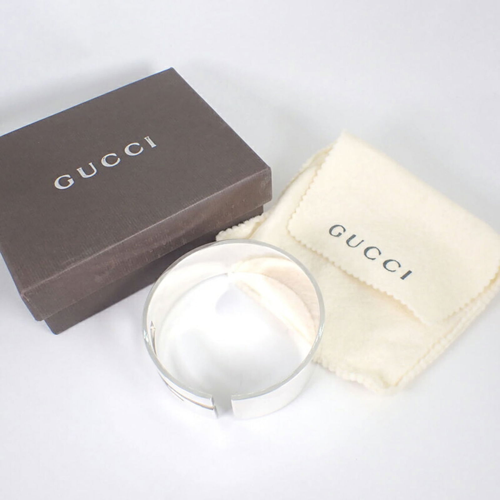 925 Gucci Bangle Sterling Silver - 9