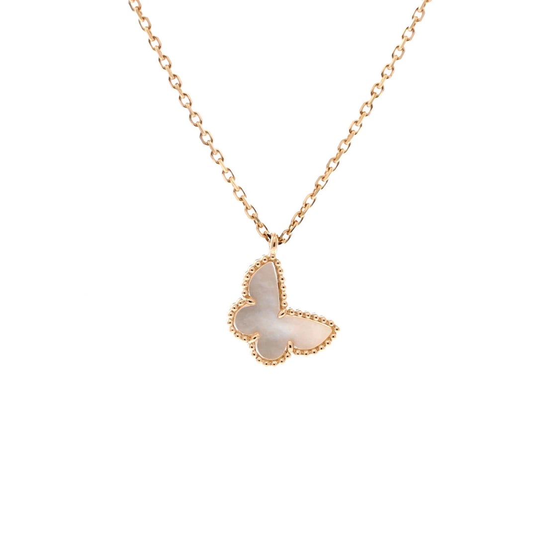 Gold Van Cleef & Arpels Sweet Alhambra Butterfly Pendant Necklace 18K Yellow: Gold Van Cleef & Arpels Sweet Alhambra Butterfly Pendant Necklace 18K Yellow This listing features Gold Van Cleef & Arpels Sweet Alhambra Butterfly Pendant Necklace 18K Yellow. Item specifics are prov