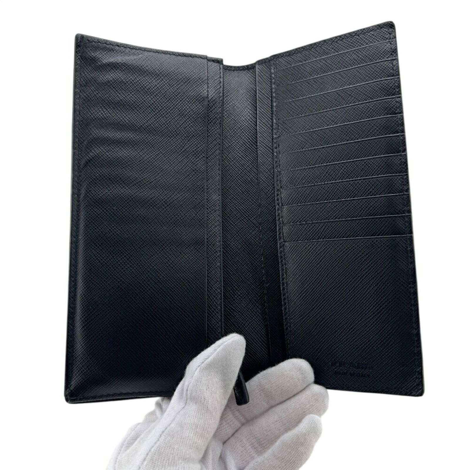 Leather Prada Long Wallet (Bi-Fold) - 7