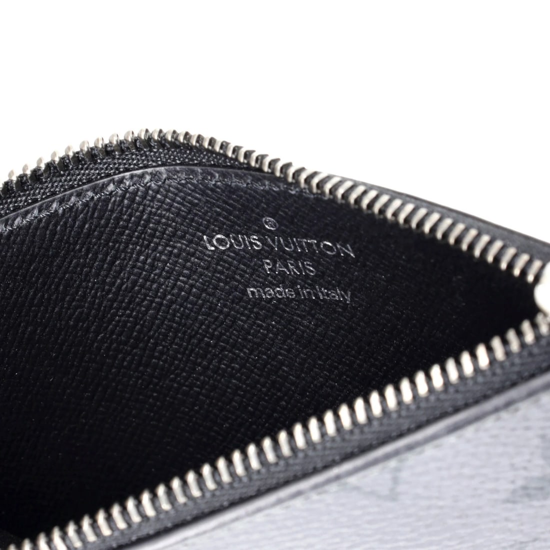 Canvas Louis Vuitton Coin Card Holder Reverse Monogram Eclipse - 6