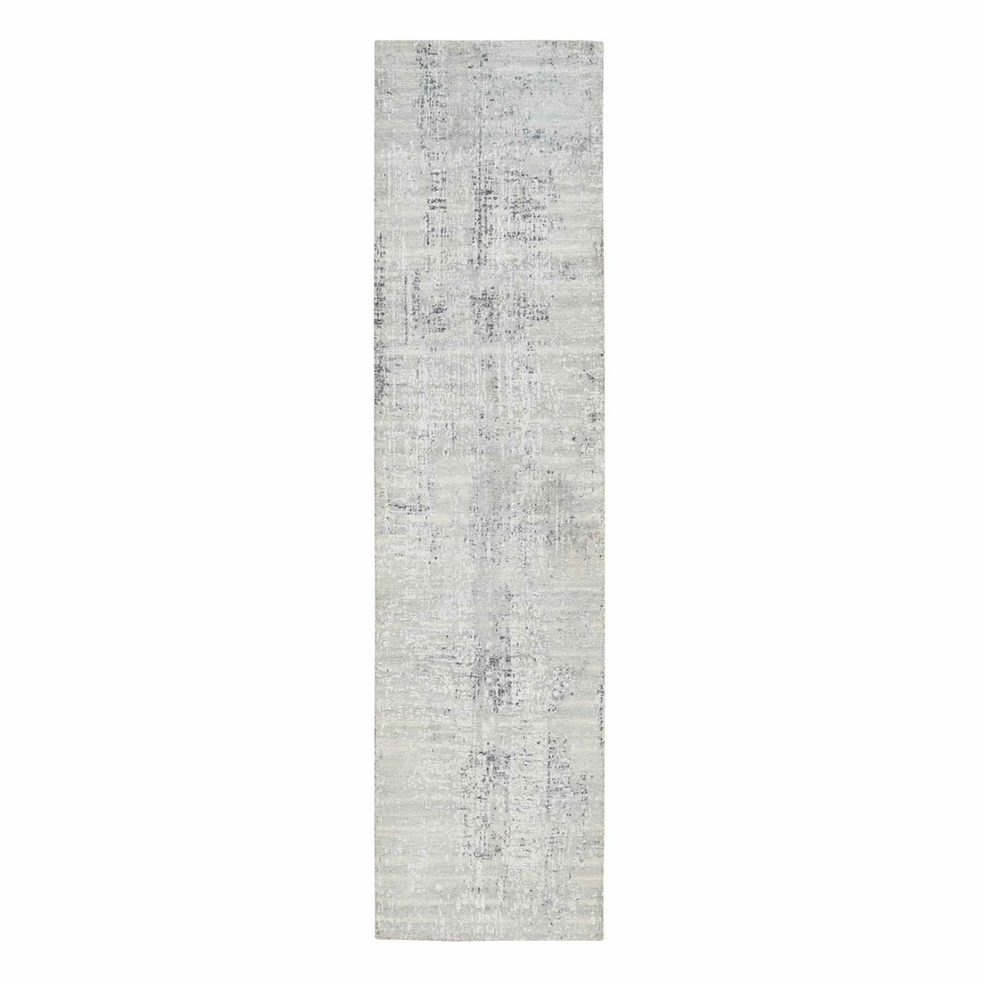 Rug 2'6"x10'1" Gray Modern Hand Spun Natural Wool Hand Knotted Runner: Rug 2'6"x10'1" Gray Modern Hand Spun Natural Wool Hand Knotted Runner This listing features Rug 2'6"x10'1" Gray Modern Hand Spun Natural Wool Hand Knotted Runner. Item specifics are provided below. It