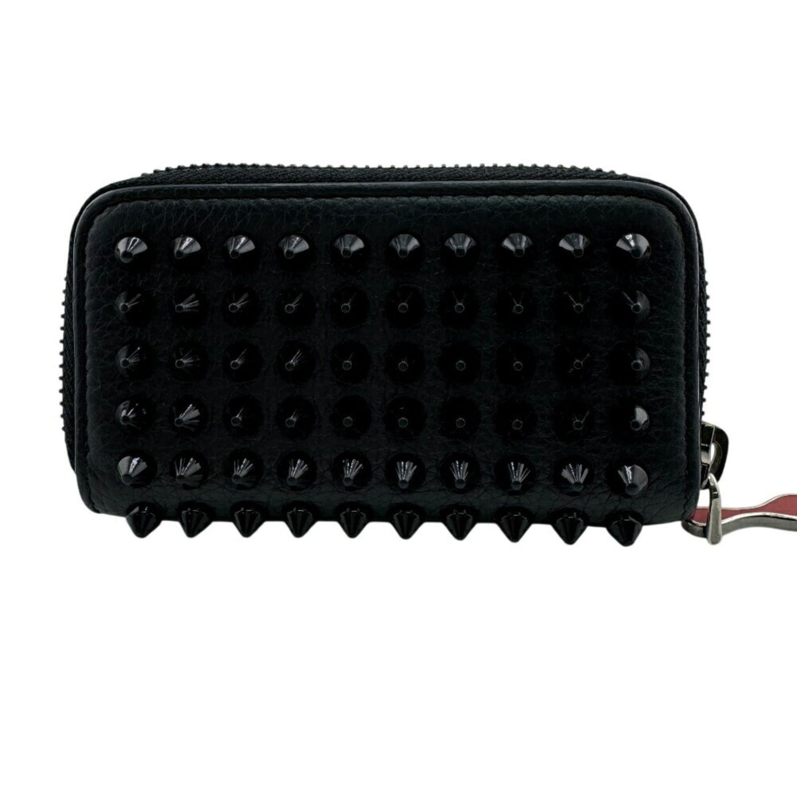 Leather Christian Louboutin Keycase: Leather Christian Louboutin Keycase This listing features Leather Christian Louboutin Keycase. Item specifics are provided below. Item Specifics: Brand: Christian Louboutin Type: Keycase Color: Black,