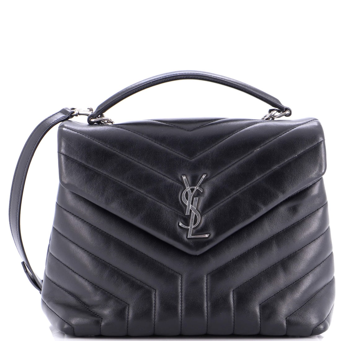 Medium Saint Laurent LouLou Top Handle Bag Matelasse Chevron Leather: Medium Saint Laurent LouLou Top Handle Bag Matelasse Chevron Leather This listing features Medium Saint Laurent LouLou Top Handle Bag Matelasse Chevron Leather. Item specifics are provided below. 