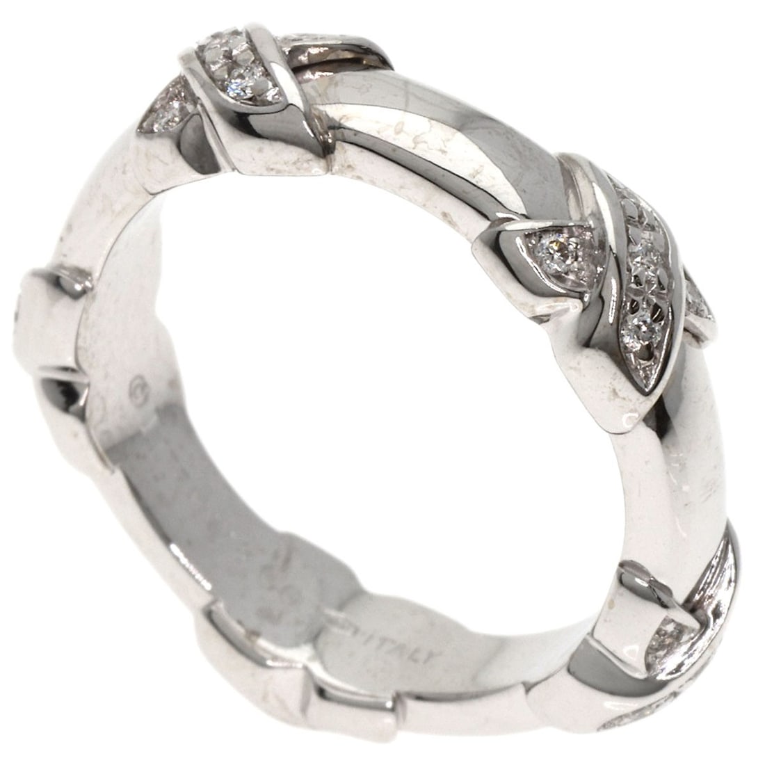 Gold TIFFANY&Co. Signature Cross Diamond Ring K18 White: Gold TIFFANY&Co. Signature Cross Diamond Ring K18 White This listing features Gold TIFFANY&Co. Signature Cross Diamond Ring K18 White. Item specifics are provided below. Item Specifics: Brand: TIFFANY