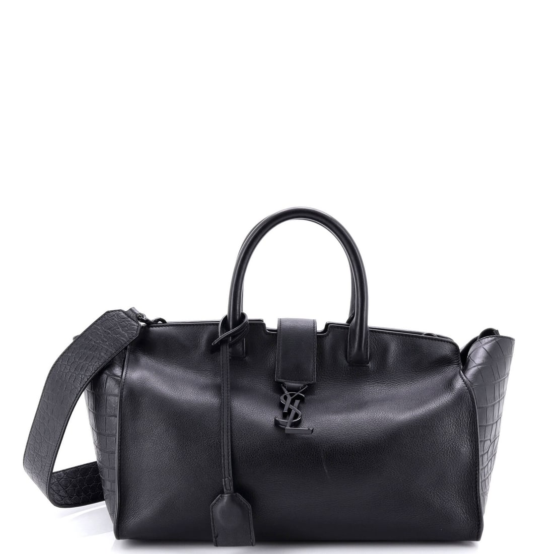 Leather Saint Laurent Monogram Cabas Downtown Leather with Crocodile Embossed: Leather Saint Laurent Monogram Cabas Downtown Leather with Crocodile Embossed This listing features Leather Saint Laurent Monogram Cabas Downtown Leather with Crocodile Embossed. Item specifics are pr