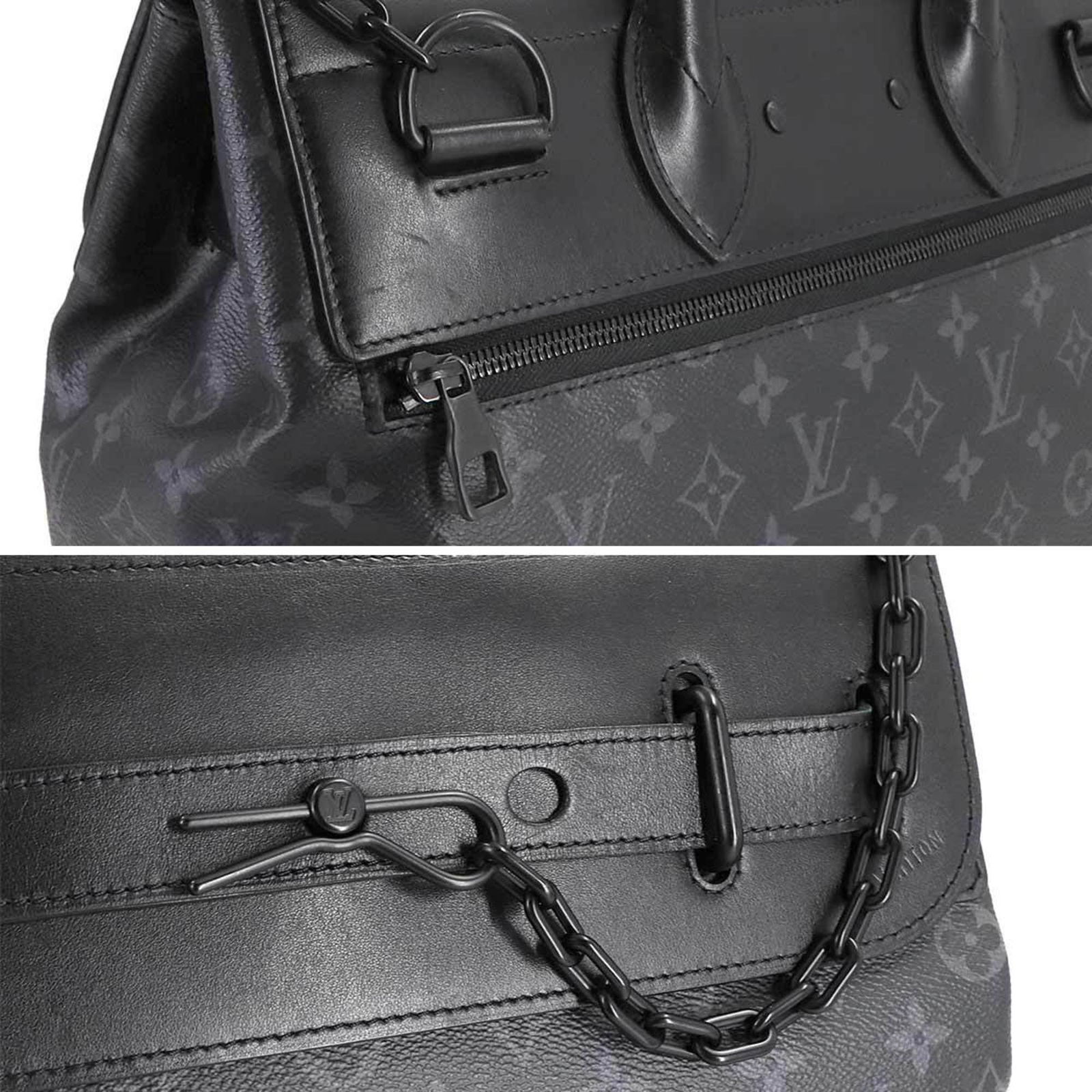 Leather - Louis Vuitton Shoulder Bag Monogram Eclipse - 10