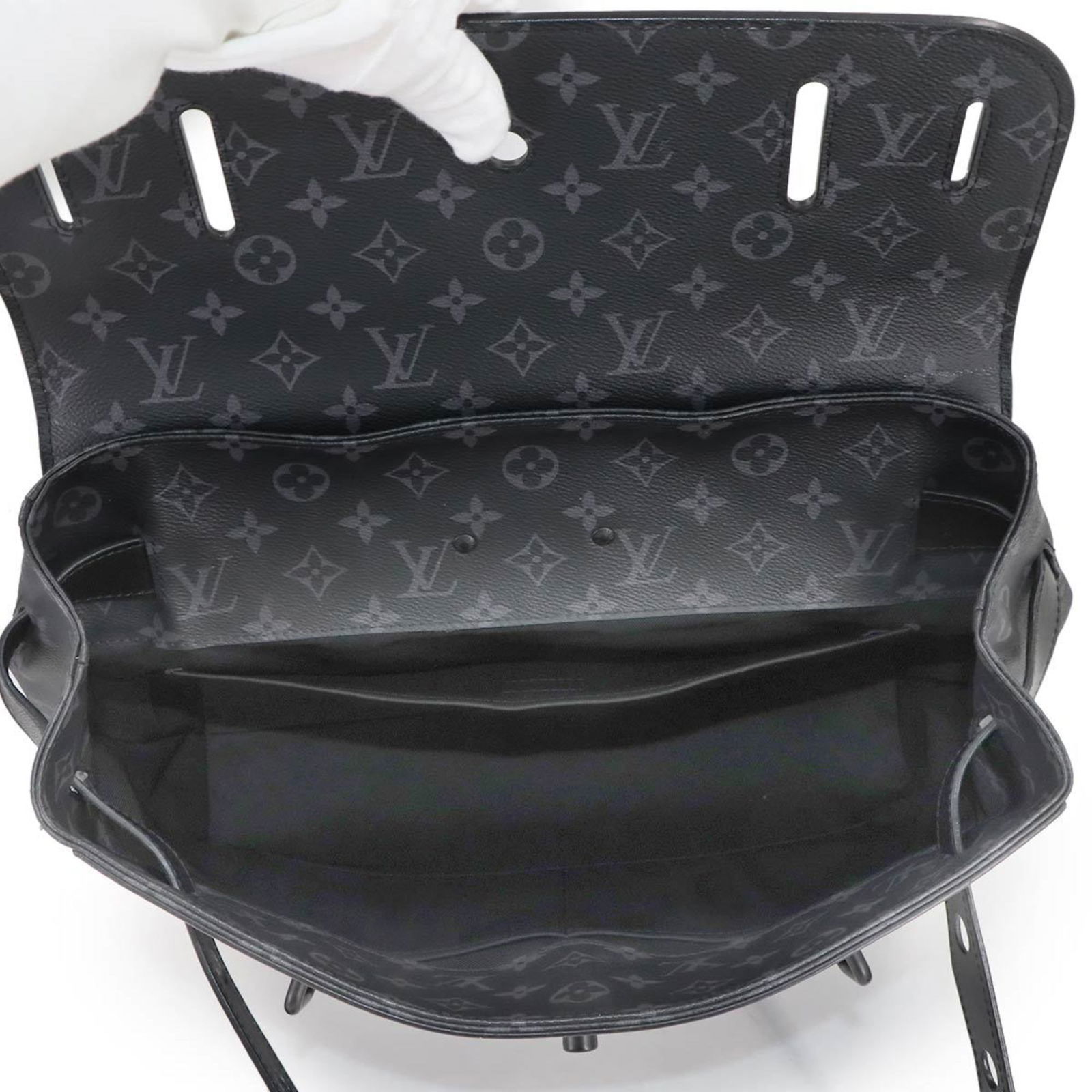 Leather - Louis Vuitton Shoulder Bag Monogram Eclipse - 7