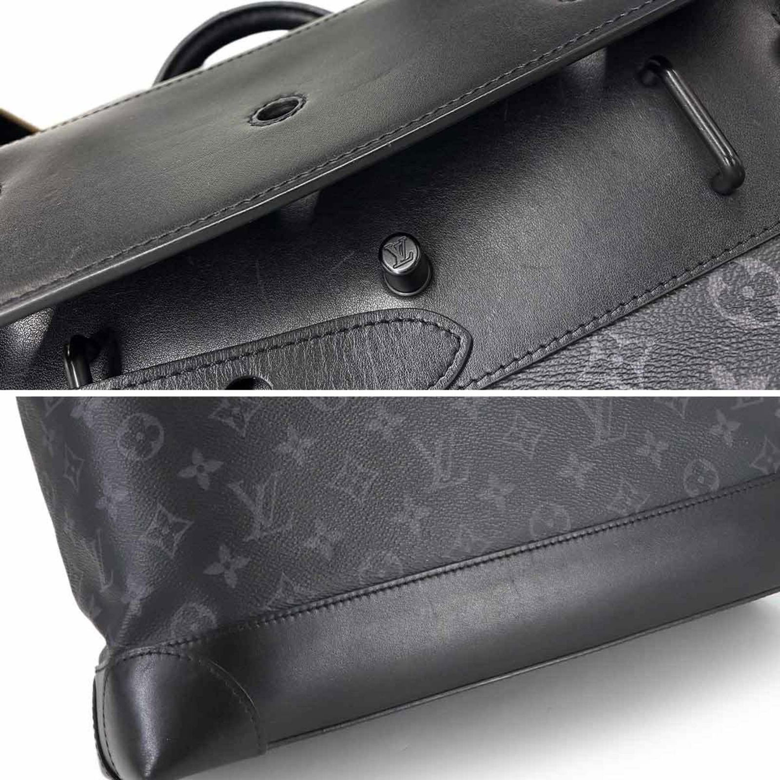 Leather - Louis Vuitton Shoulder Bag Monogram Eclipse - 9