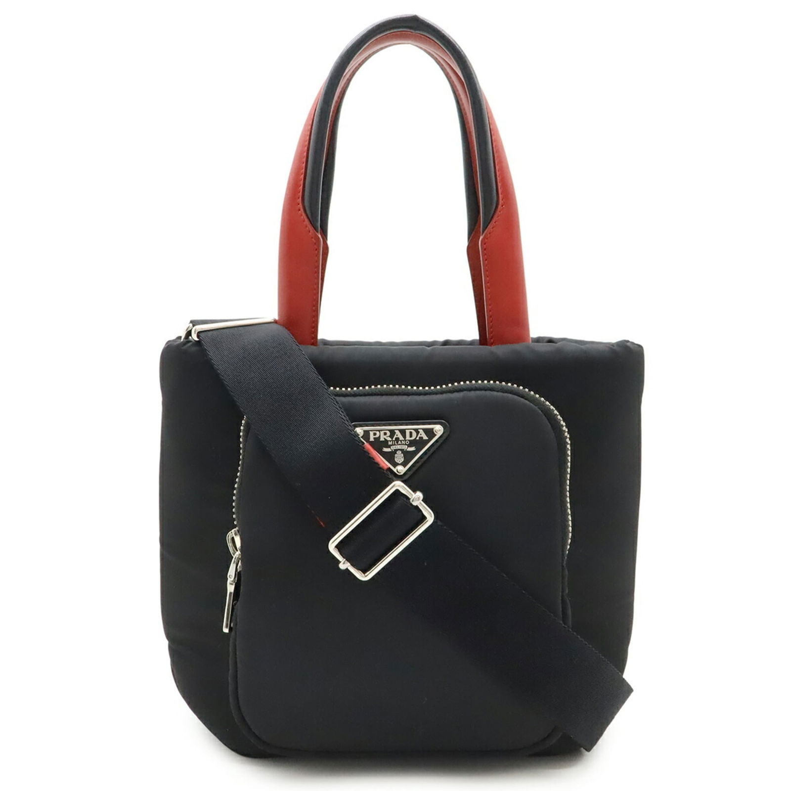 Leather - Prada Handbag - Shoulder Bag - Tote Bag Nylon: Leather - Prada Handbag - Shoulder Bag - Tote Bag Nylon This listing features Leather - Prada Handbag - Shoulder Bag - Tote Bag Nylon. Item specifics are provided below. Item Specifics: Brand: Prada T