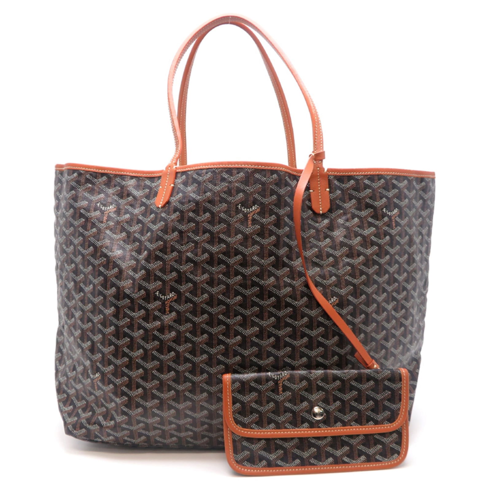 Leather - Goyard Pouch - Tote Bag Coated Canvas: Leather - Goyard Pouch - Tote Bag Coated Canvas This listing features Leather - Goyard Pouch - Tote Bag Coated Canvas. Item specifics are provided below. Item Specifics: Brand: Goyard Type: Pouch, Tot