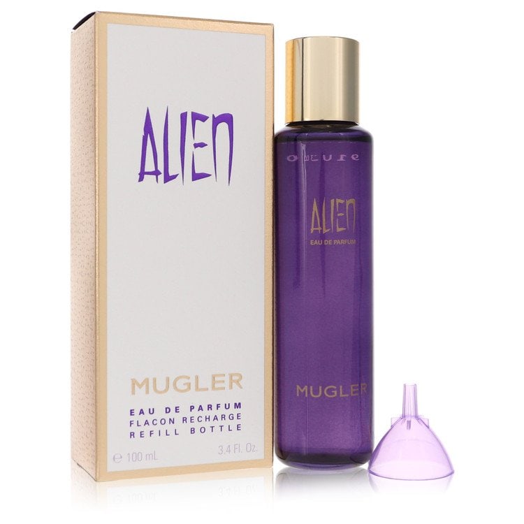 Refill Alien Perfume By Thierry Mugler Eau De Parfum: Refill Alien Perfume By Thierry Mugler Eau De Parfum This listing features Refill Alien Perfume By Thierry Mugler Eau De Parfum. Item specifics are provided below. Item Specifics: Brand: Thierry Mugle