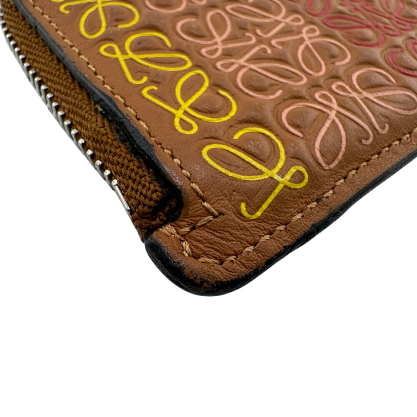 Leather Loewe Card Case - 3