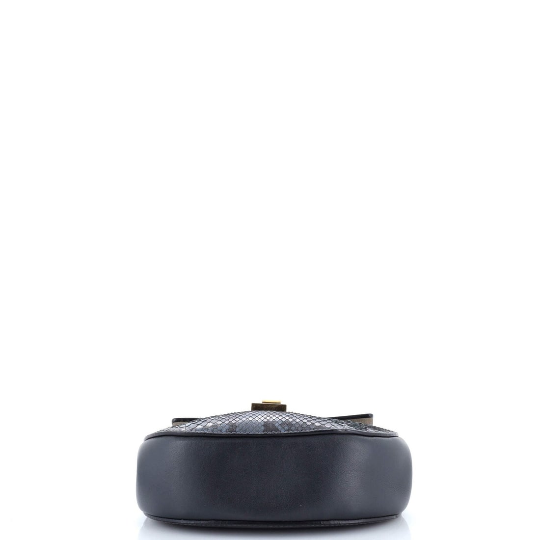 Small Chloe Drew Crossbody Bag Python and Leather - 4