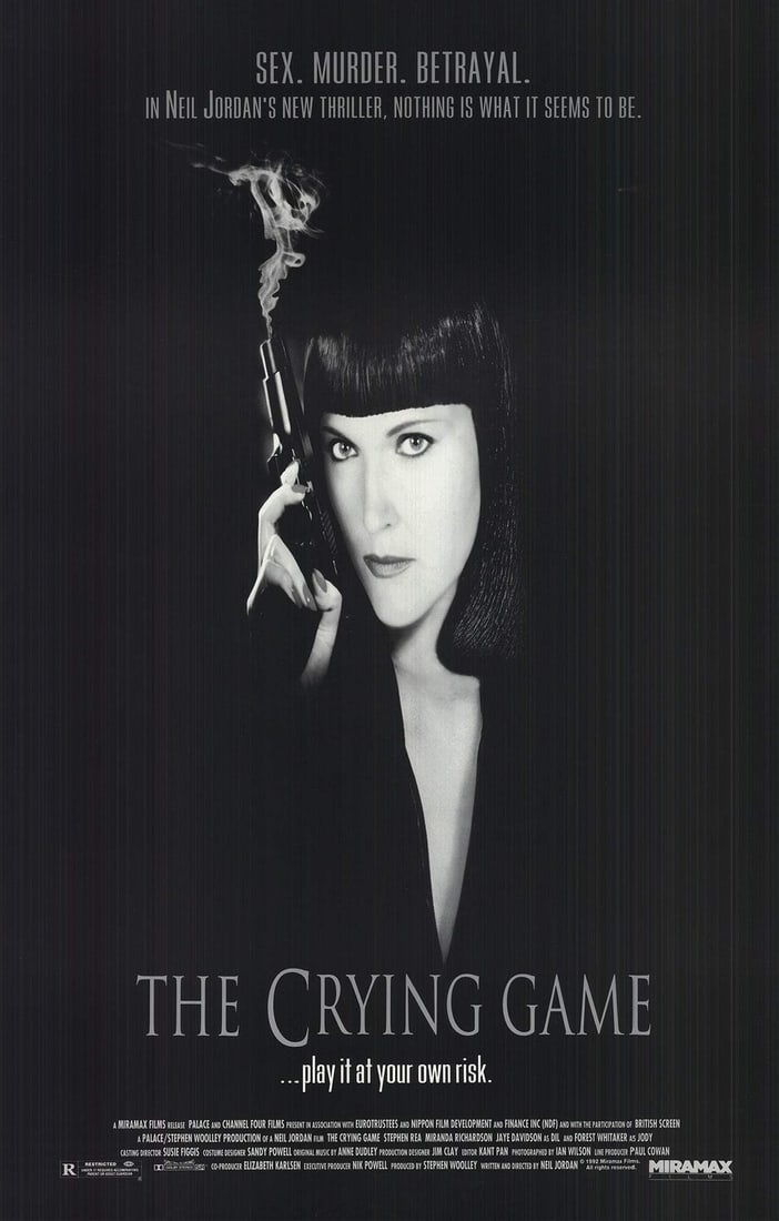 1992 ARTIST UNKNOWN The Crying Game 39" x 25" Offset Lithograph (1 of 4)