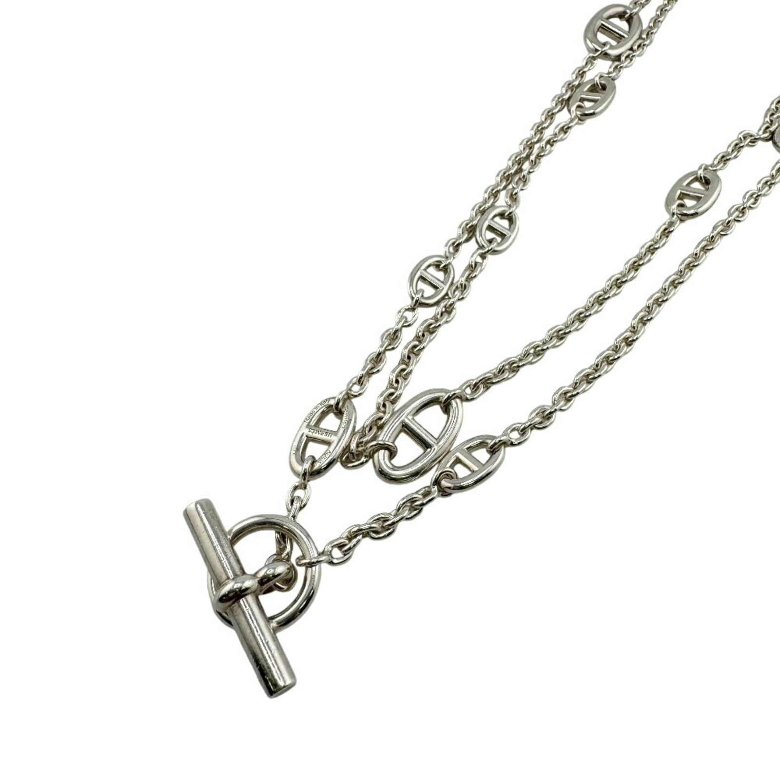 Unisex HERMES Chaine d'Ancre Farandole 2022 Necklace Chain Silver: Unisex HERMES Chaine d'Ancre Farandole 2022 Necklace Chain Silver This listing features Unisex HERMES Chaine d'Ancre Farandole 2022 Necklace Chain Silver. Item specifics are provided below. Item Speci