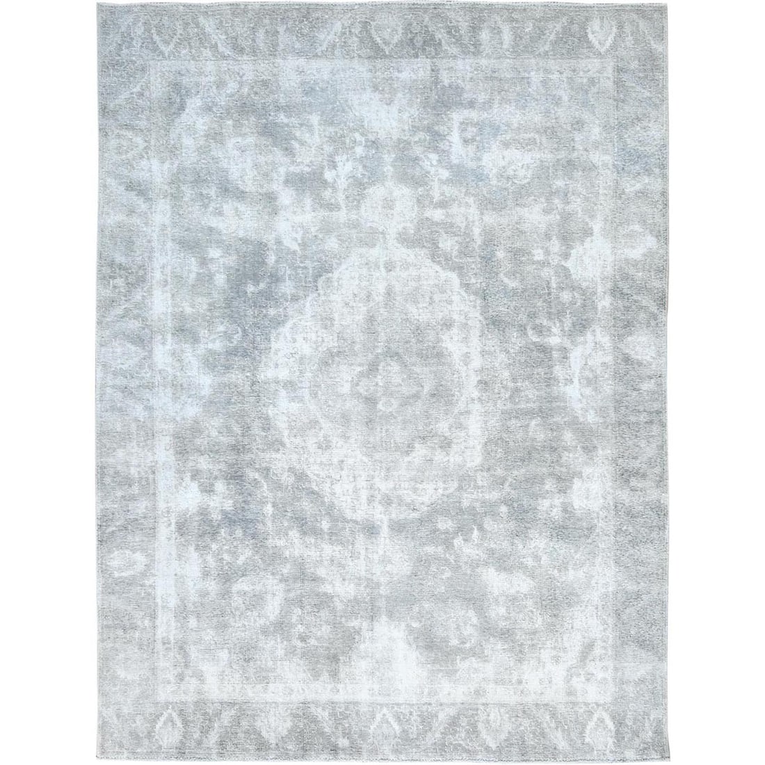 Rug 8'10"x12' Gray Worn Wool Hand Knotted Vintage Zoroastrian Tebraz: Rug 8'10"x12' Gray Worn Wool Hand Knotted Vintage Zoroastrian Tebraz This listing features Rug 8'10"x12' Gray Worn Wool Hand Knotted Vintage Zoroastrian Tebraz. Item specifics are provided below. Item