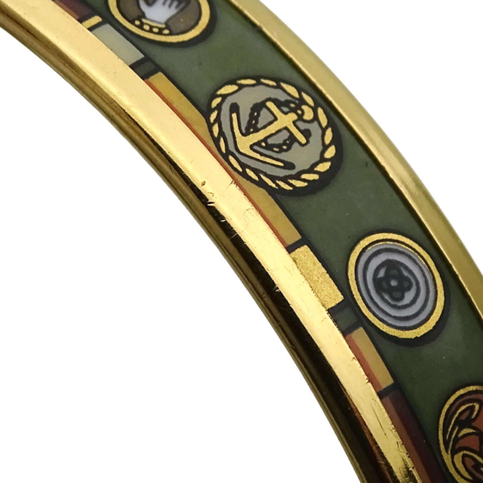 Metal Hermes Bangle - 8