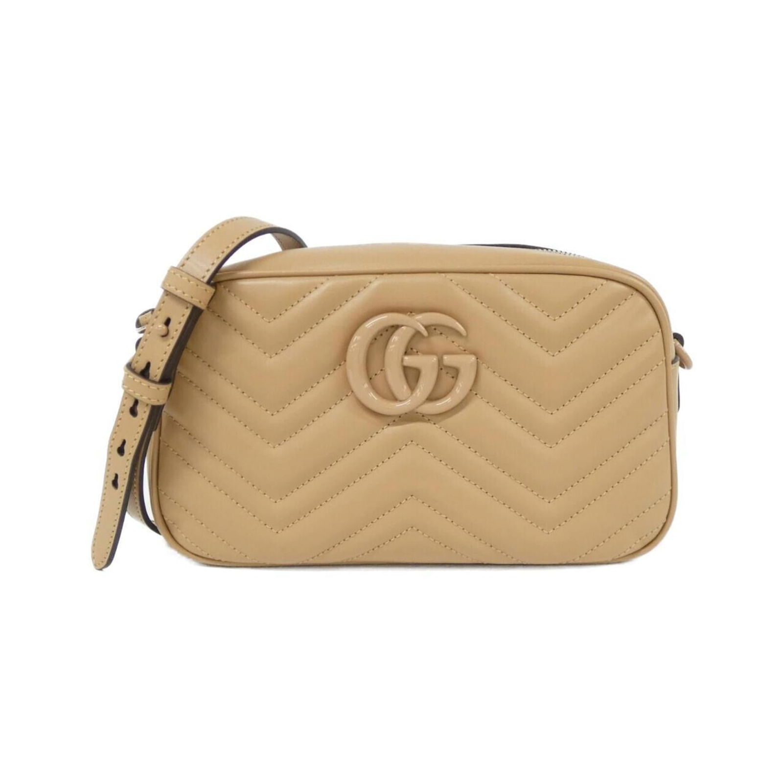 Leather Gucci Shoulder Bag: Leather Gucci Shoulder Bag This listing features Leather Gucci Shoulder Bag. Item specifics are provided below. Item Specifics: Brand: Gucci Type: Shoulder Bag Material: Leather Color: Beige Gender: W