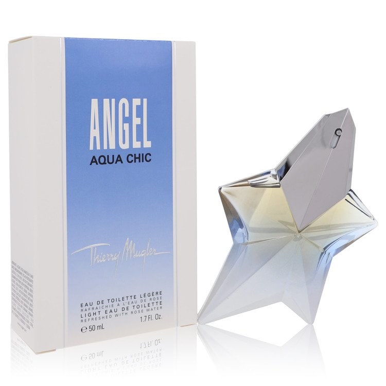Spray Angel Aqua Chic Perfume By Thierry Mugler Light Eau De Toilette: Spray Angel Aqua Chic Perfume By Thierry Mugler Light Eau De Toilette This listing features Spray Angel Aqua Chic Perfume By Thierry Mugler Light Eau De Toilette. Item specifics are provided below. It