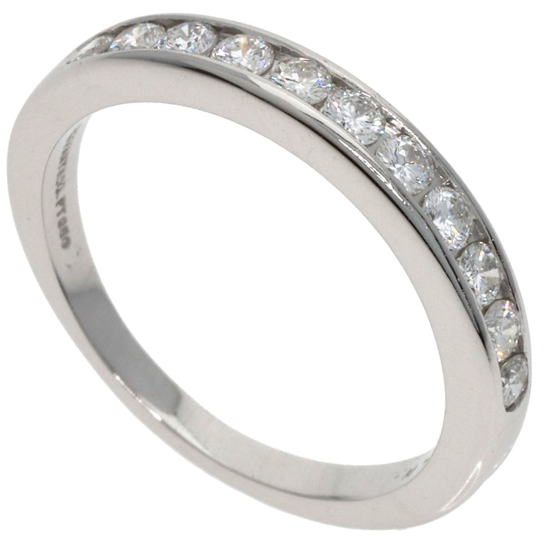 PT950 TIFFANY&Co. Half Circle Diamond Ring Platinum: PT950 TIFFANY&Co. Half Circle Diamond Ring Platinum This listing features PT950 TIFFANY&Co. Half Circle Diamond Ring Platinum. Item specifics are provided below. Item Specifics: Brand: TIFFANY&Co. Sty