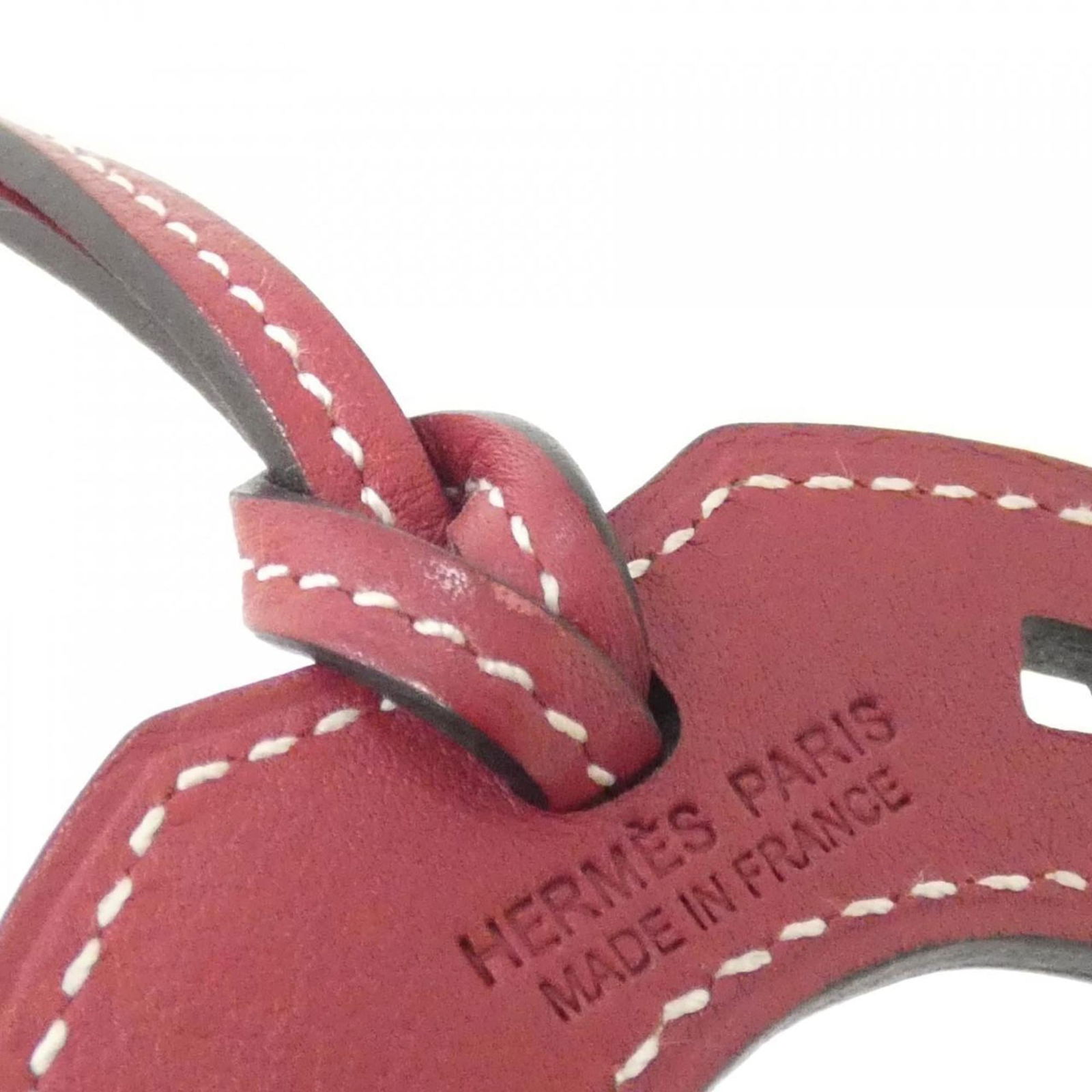 Leather Hermes Handbag Charm Swift - 4