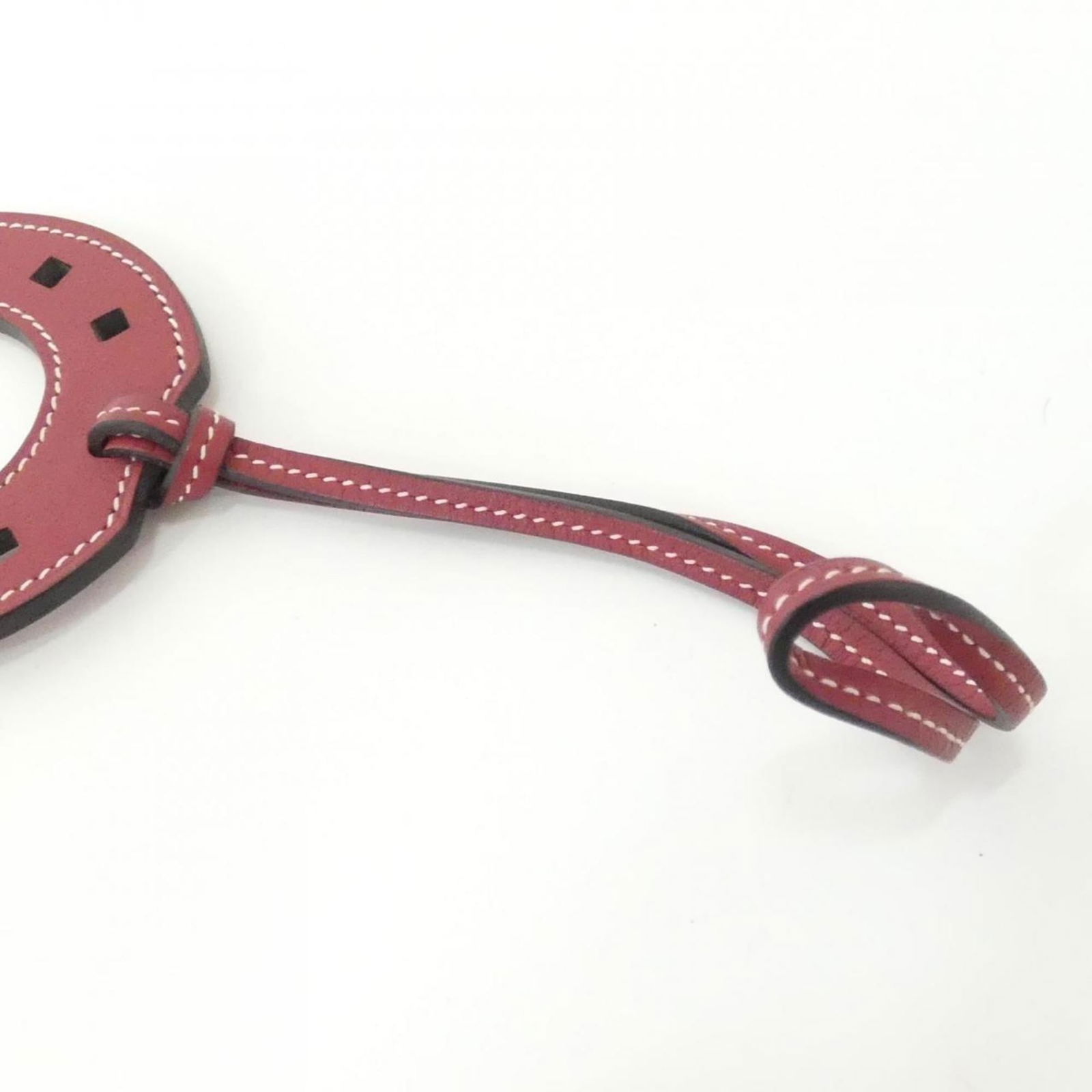 Leather Hermes Handbag Charm Swift - 5