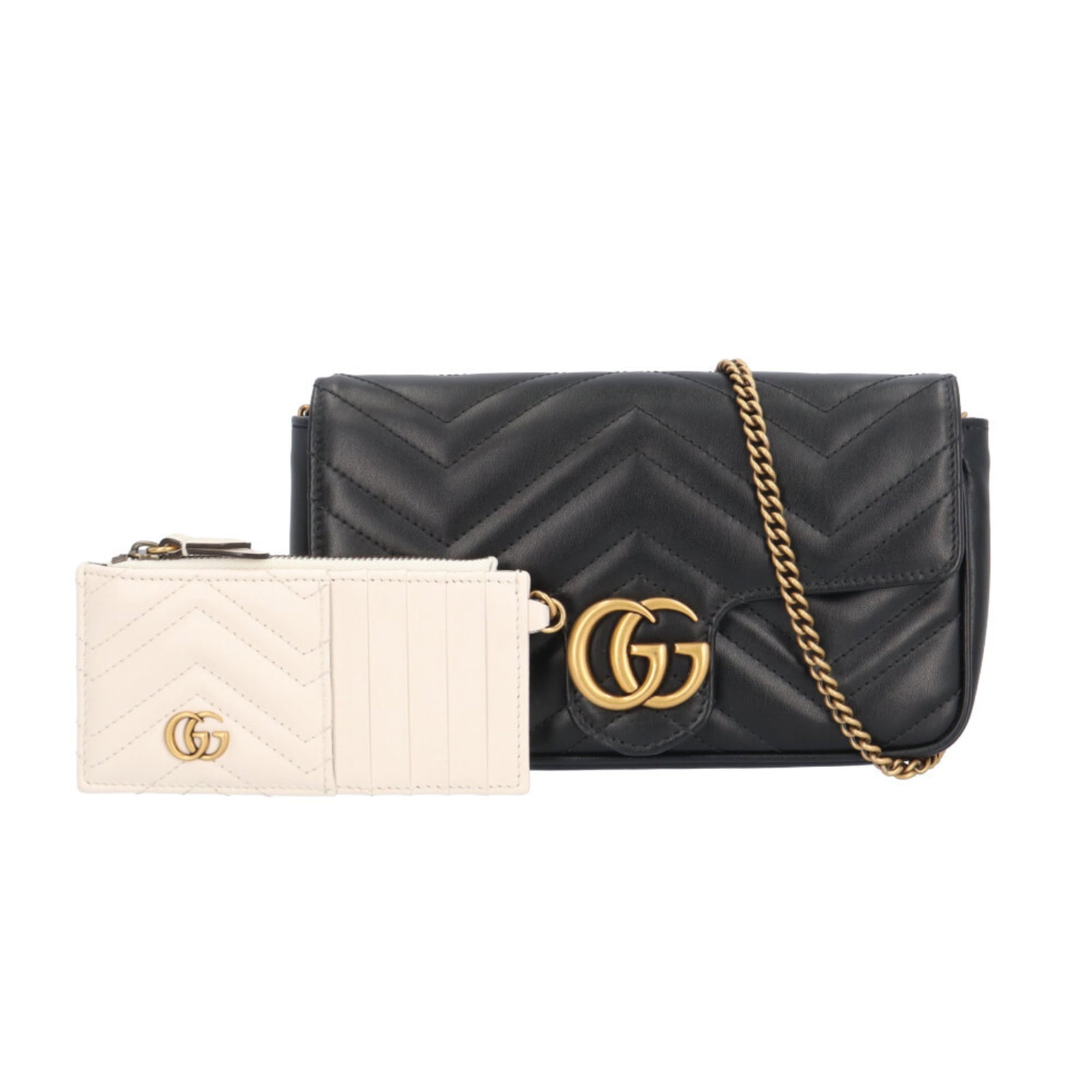 Leather Gucci Shoulder Bag: Leather Gucci Shoulder Bag This listing features Leather Gucci Shoulder Bag. Item specifics are provided below. Item Specifics: Brand: Gucci Type: Shoulder Bag Material: Leather Color: Black, White Ge