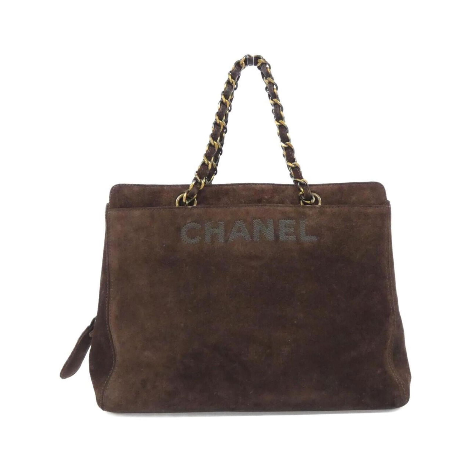Suede Chanel Handbag: Suede Chanel Handbag This listing features Suede Chanel Handbag. Item specifics are provided below. Item Specifics: Brand: Chanel Type: Handbag Material: Suede Color: Brown Gender: Women Size (Hxwxd):
