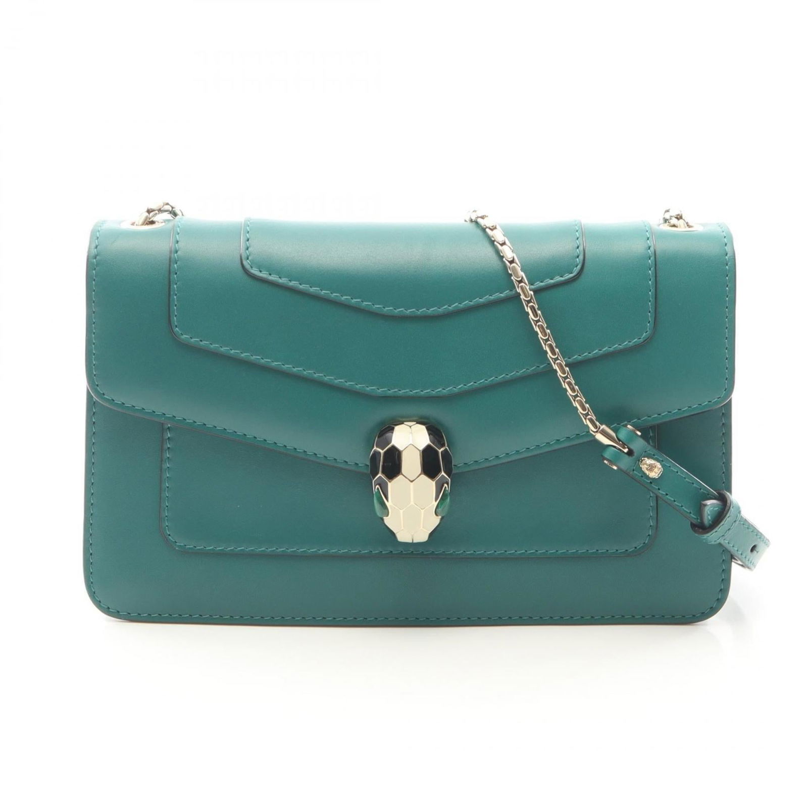 Leather Bvlgari Shoulder Bag: Leather Bvlgari Shoulder Bag This listing features Leather Bvlgari Shoulder Bag. Item specifics are provided below. Item Specifics: Brand: Bvlgari Type: Shoulder Bag Material: Leather Color: Green Gen