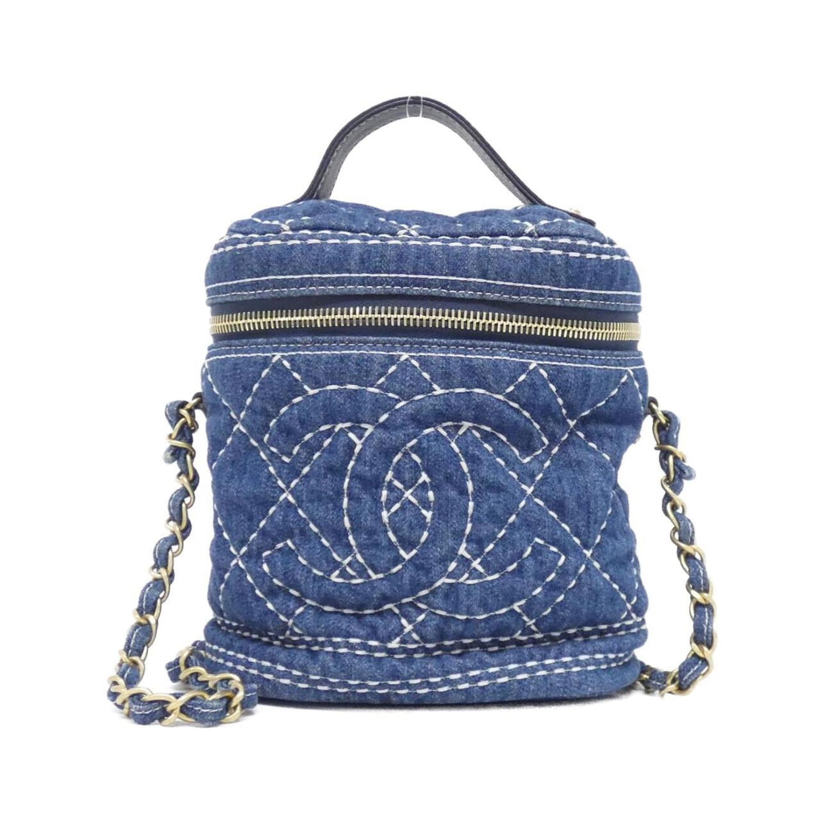 Leather - Chanel Handbag Denim: Leather - Chanel Handbag Denim This listing features Leather - Chanel Handbag Denim. Item specifics are provided below. Item Specifics: Brand: Chanel Type: Handbag Material: Denim , Leather Leather/Fu