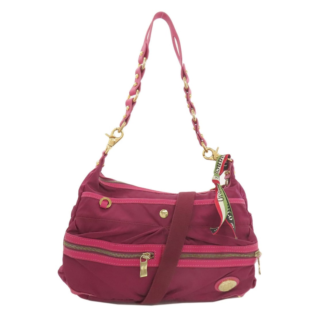 Nylon OROBIANCO 2WAY Shoulder Bag: Nylon OROBIANCO 2WAY Shoulder Bag This listing features Nylon OROBIANCO 2WAY Shoulder Bag. Item specifics are provided below. Item Specifics: Brand: OROBIANCO Style: Shoulder Bag Exterior Material: