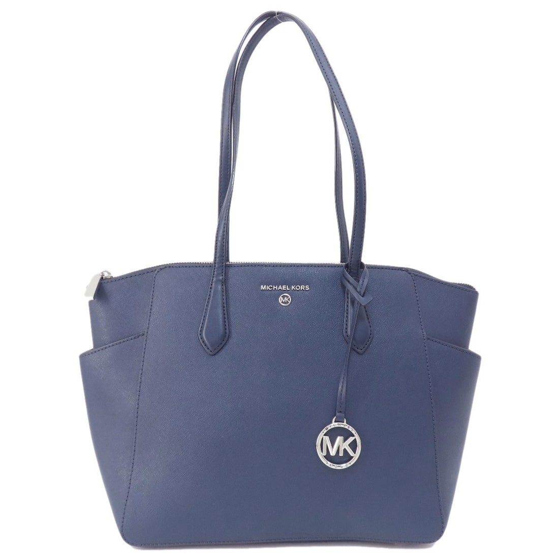 Leather Michael Kors logo Tote Bag: Leather Michael Kors logo Tote Bag This listing features Leather Michael Kors logo Tote Bag. Item specifics are provided below. Item Specifics: Brand: Michael Kors Style: Tote Bag Exterior Material: L