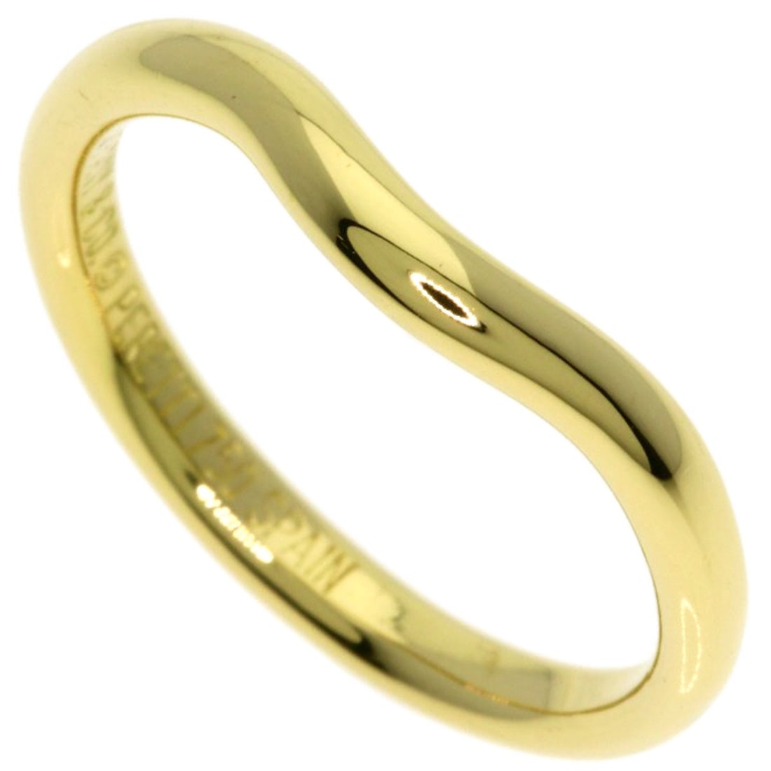 Gold TIFFANY&Co. Curved band Ring K18 Yellow: Gold TIFFANY&Co. Curved band Ring K18 Yellow This listing features Gold TIFFANY&Co. Curved band Ring K18 Yellow. Item specifics are provided below. Item Specifics: Brand: TIFFANY&Co. Style: Ring Mater
