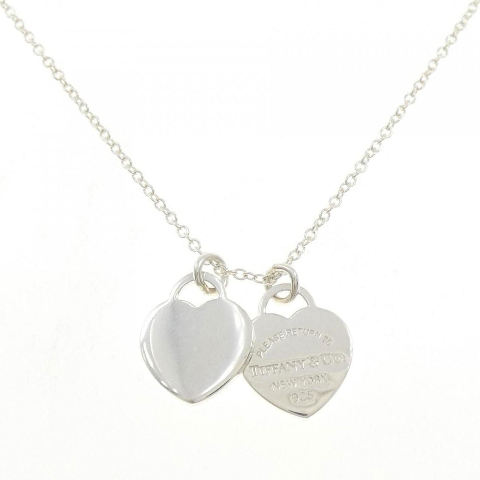 Necklace Tiffany Return to Double Heart Mini: Necklace Tiffany Return to Double Heart Mini This listing features Necklace Tiffany Return to Double Heart Mini. Item specifics are provided below. Item Specifics: Brand: Tiffany Necklace Type: Neckla