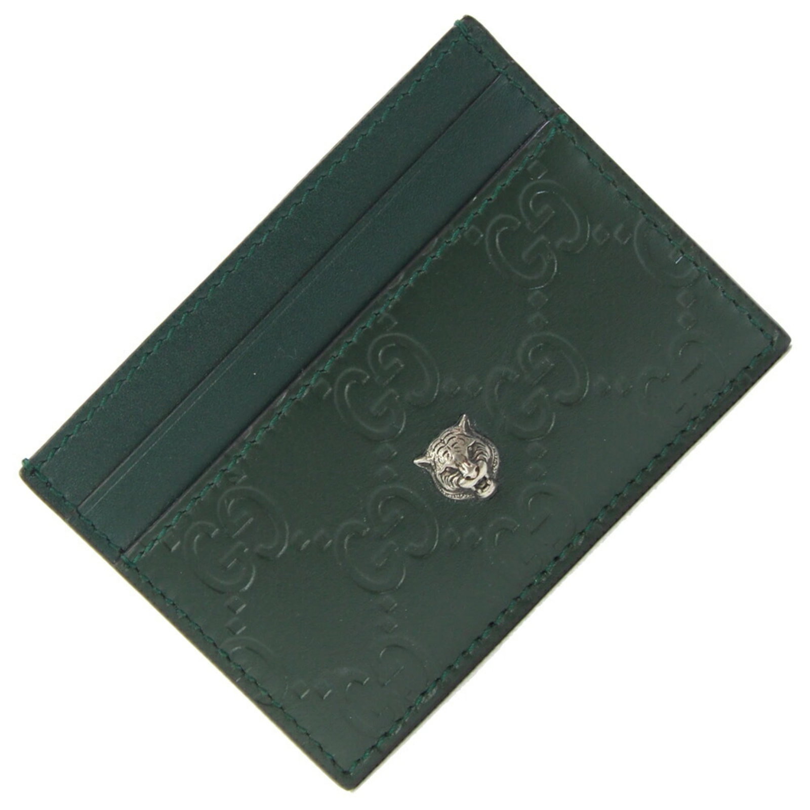 Leather Gucci Card Case: Leather Gucci Card Case This listing features Leather Gucci Card Case. Item specifics are provided below. Item Specifics: Brand: Gucci Type: Card Case Gender: Men Color: Dark Green Material: Leather C