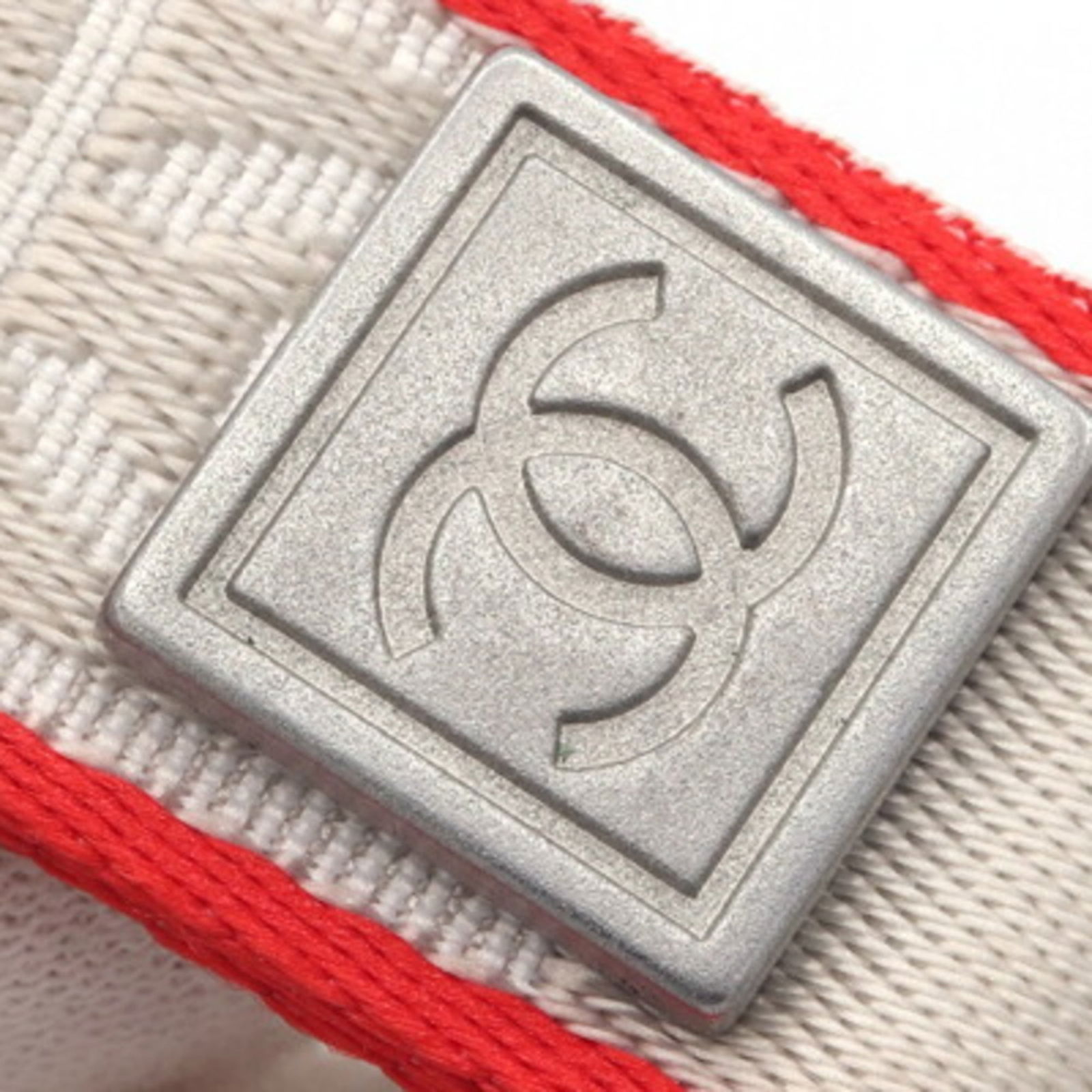 Canvas Chanel Keyring - 4