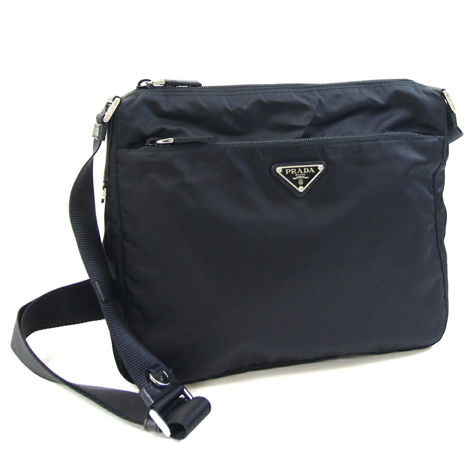 Leather - Prada Shoulder Bag Nylon: Leather - Prada Shoulder Bag Nylon This listing features Leather - Prada Shoulder Bag Nylon. Item specifics are provided below. Item Specifics: Brand: Prada Type: Shoulder Bag Material: Nylon , Leathe