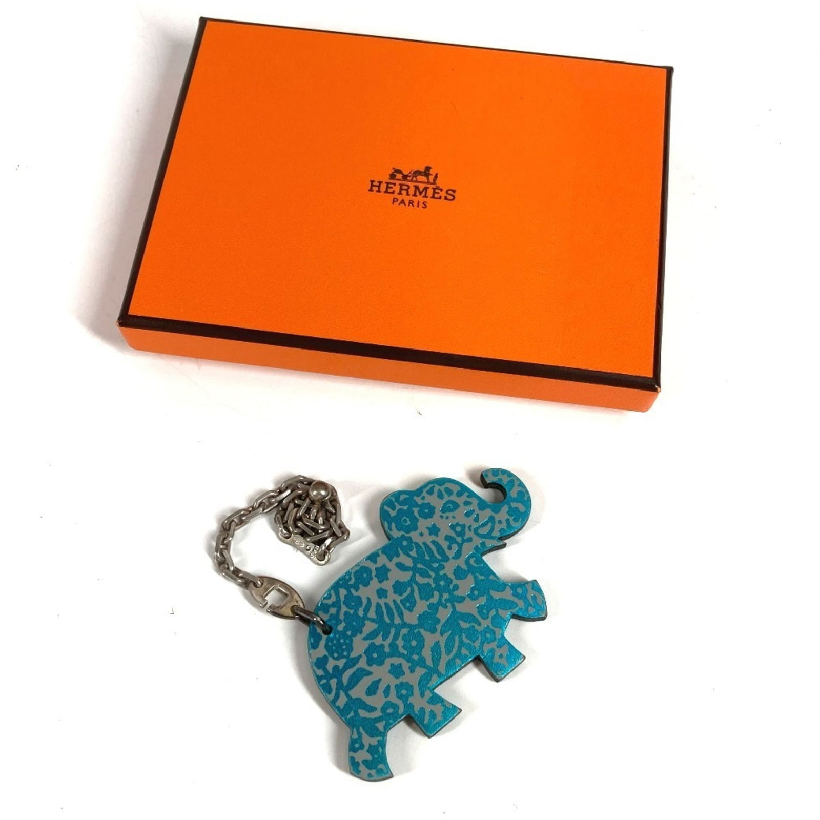 Leather Hermes Keyring - 2