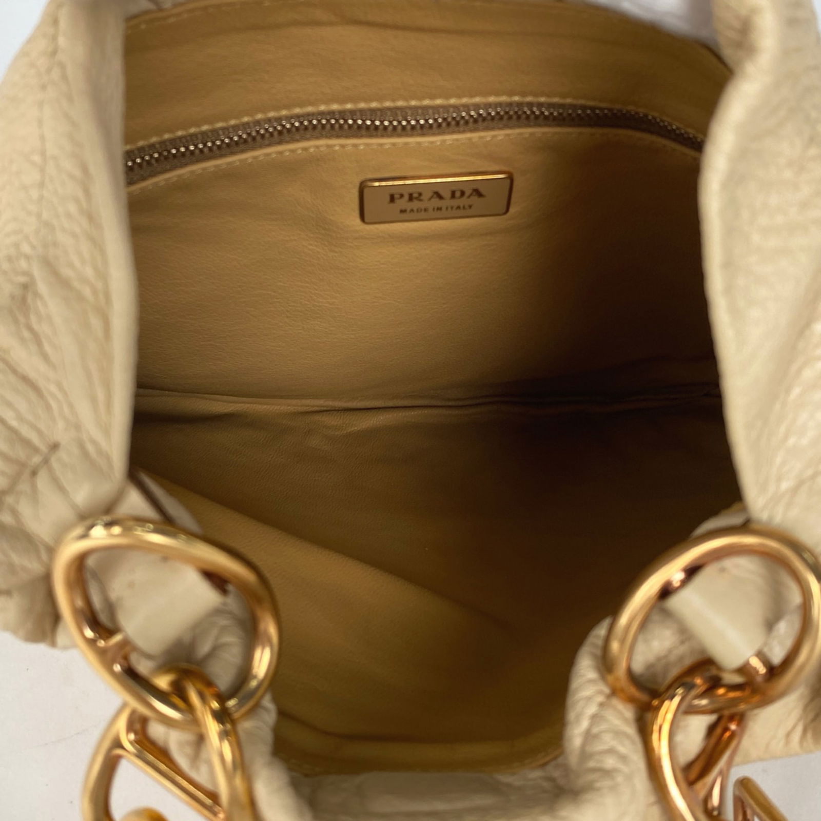 Leather Prada Shoulder Bag - 7