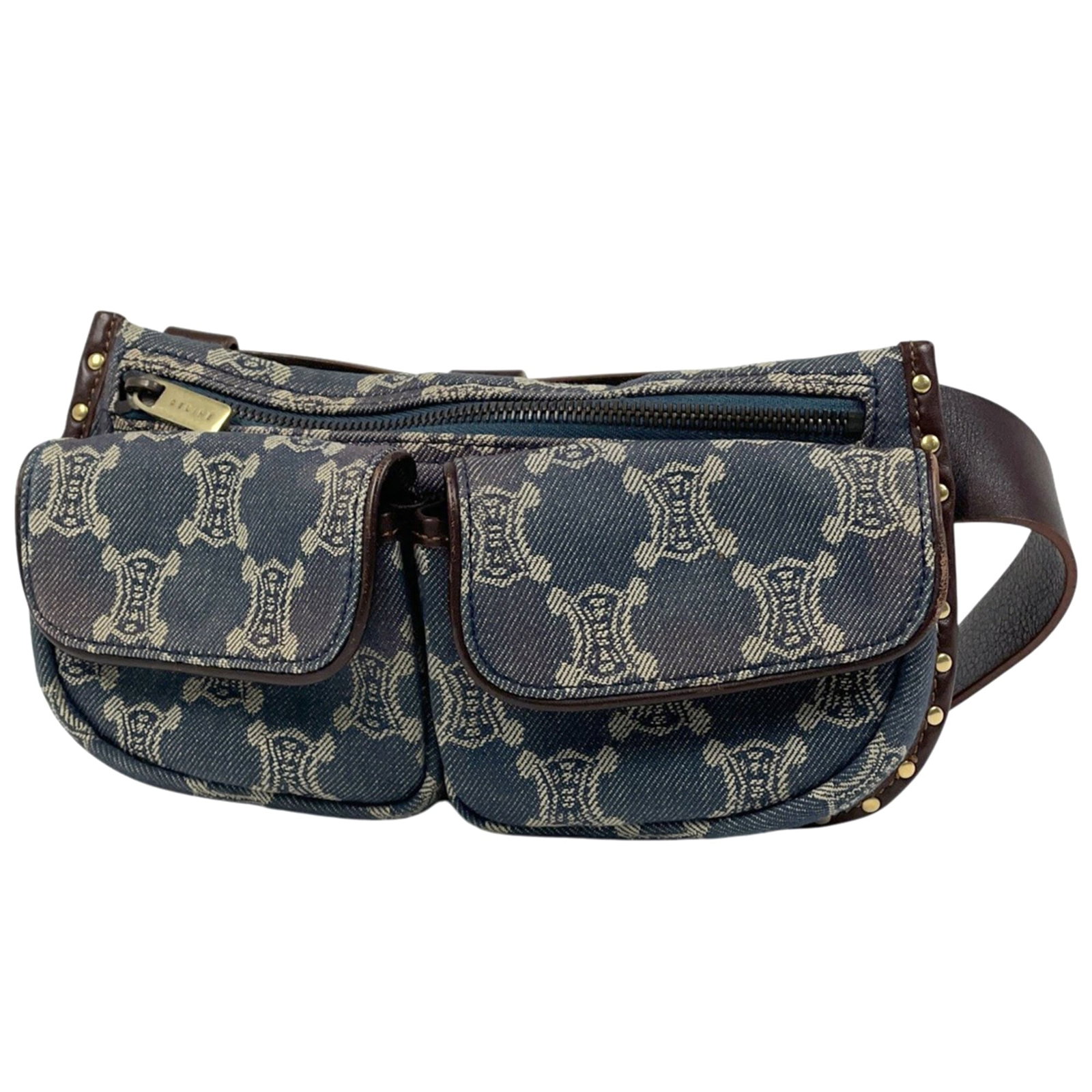 Leather - Celine Fanny Pack - Sling Bag Denim: Leather - Celine Fanny Pack - Sling Bag Denim This listing features Leather - Celine Fanny Pack - Sling Bag Denim. Item specifics are provided below. Item Specifics: Brand: Celine Type: Fanny Pack,