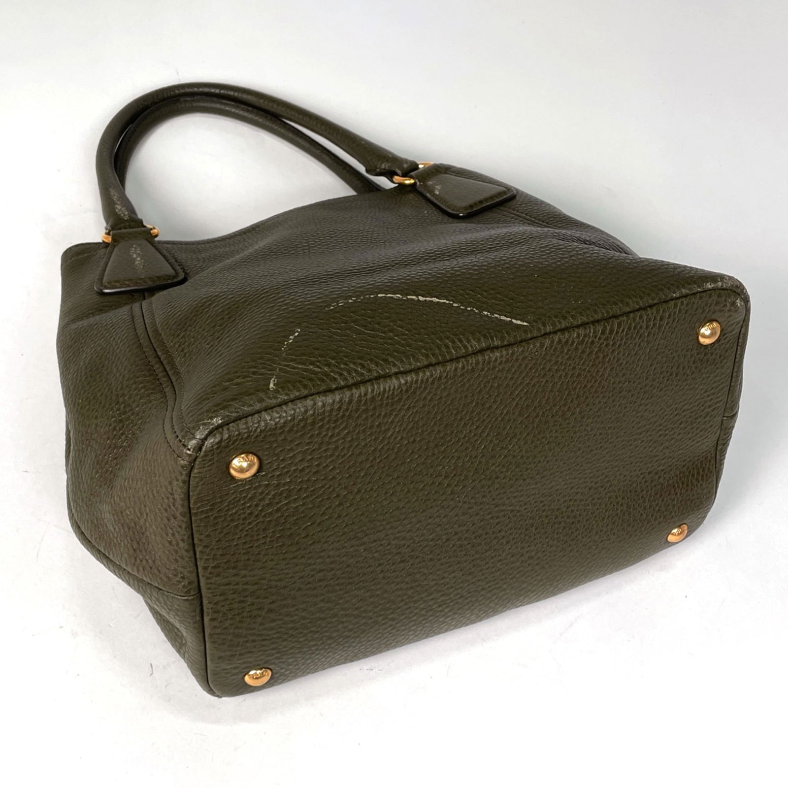 Leather Prada Handbag - 2