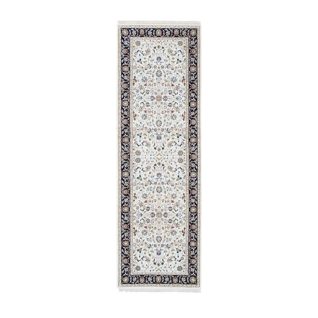 Rug 2'8"x8'3" Ivory Nain 250 KPSI Wool Hand Knotted Runner: Rug 2'8"x8'3" Ivory Nain 250 KPSI Wool Hand Knotted Runner This listing features Rug 2'8"x8'3" Ivory Nain 250 KPSI Wool Hand Knotted Runner. Item specifics are provided below. Item Specifics: Type: In