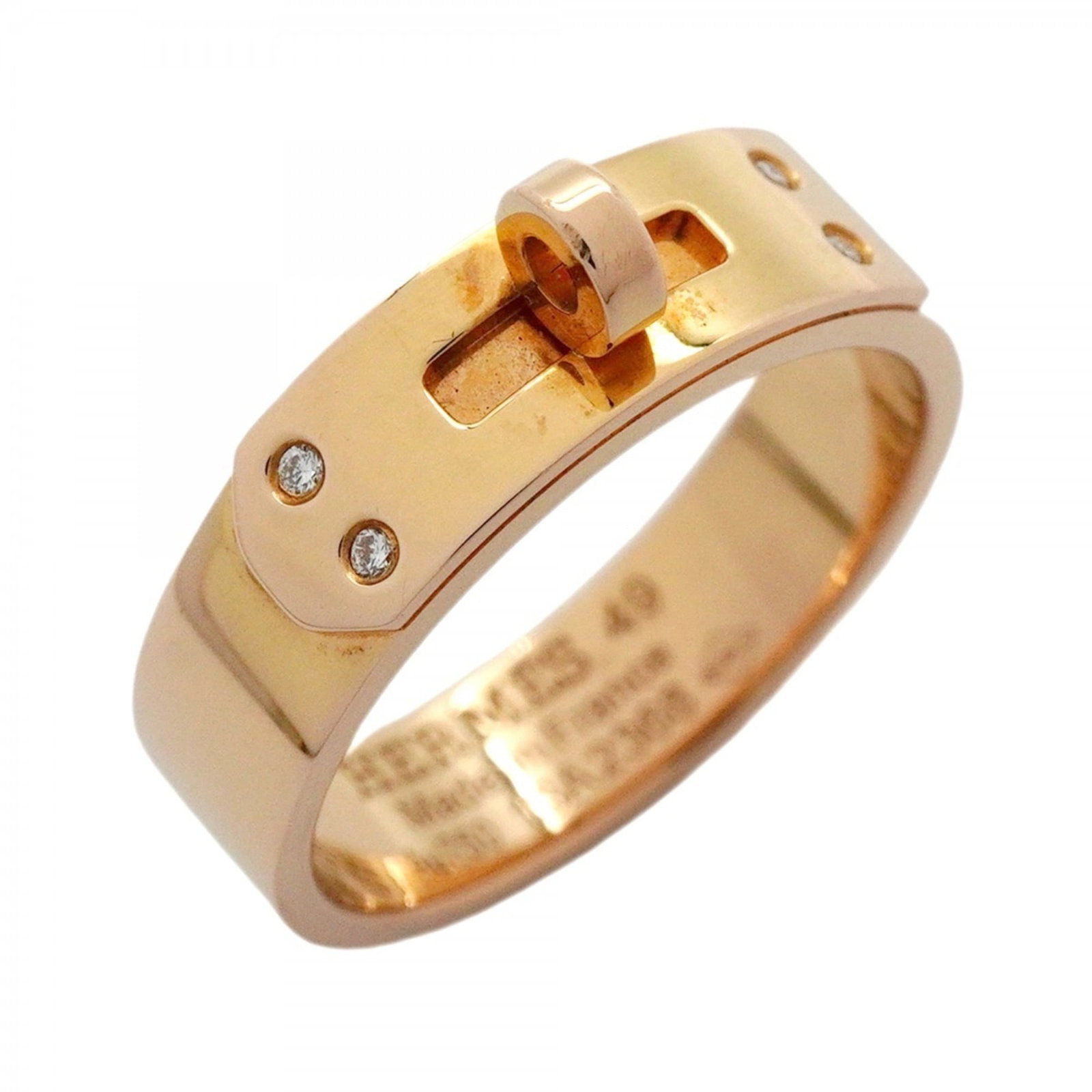(18K) Hermes Band Ring Pink Gold: (18K) Hermes Band Ring Pink Gold This listing features (18K) Hermes Band Ring Pink Gold. Item specifics are provided below. Item Specifics: Brand: Hermes Type: Band Ring Gender: Women Material: Pink G