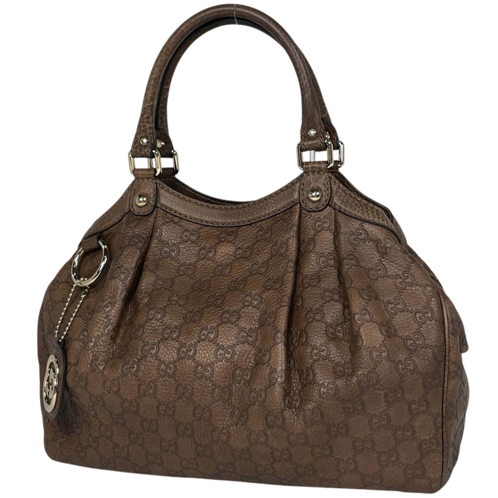 Leather Gucci Handbag (1 of 6)