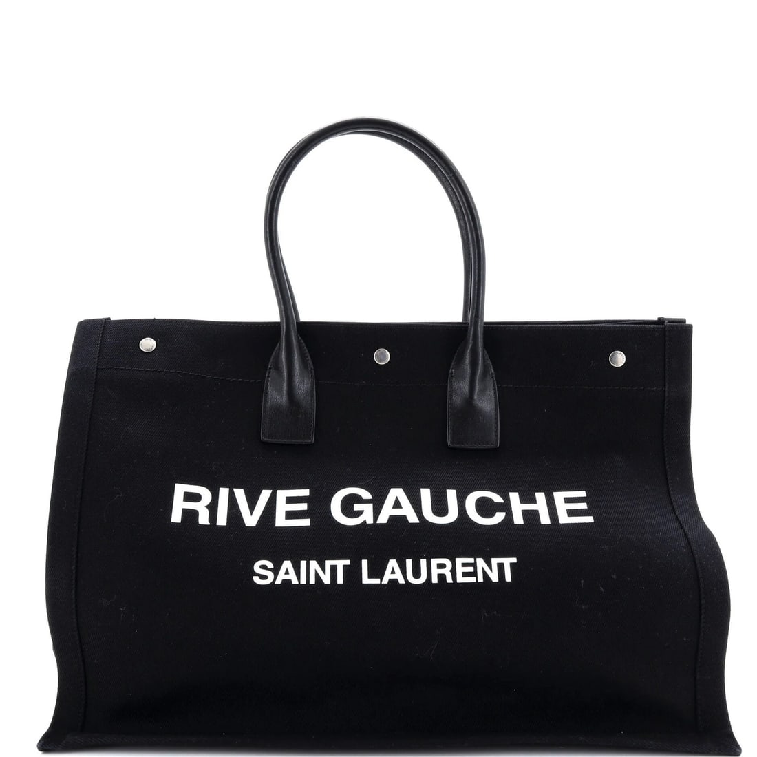 Large Saint Laurent Rive Gauche Shopper Tote Canvas: Large Saint Laurent Rive Gauche Shopper Tote Canvas This listing features Large Saint Laurent Rive Gauche Shopper Tote Canvas. Item specifics are provided below. Item Specifics: Brand: Saint Laurent E