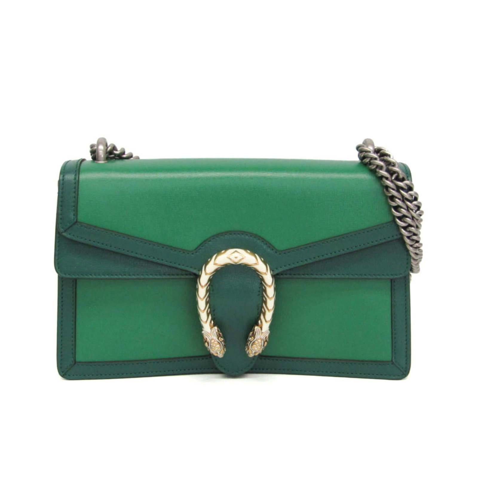 Leather Gucci Shoulder Bag: Leather Gucci Shoulder Bag This listing features Leather Gucci Shoulder Bag. Item specifics are provided below. Item Specifics: Brand: Gucci Type: Shoulder Bag Material: Leather Color: Green Closure: