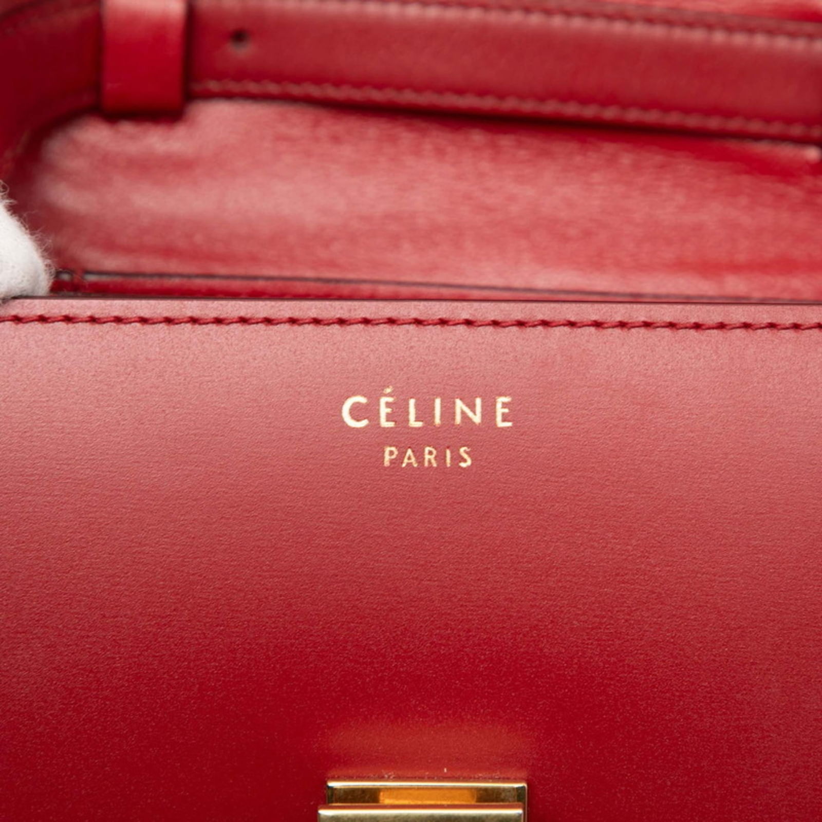 Leather Celine Shoulder Bag - 6