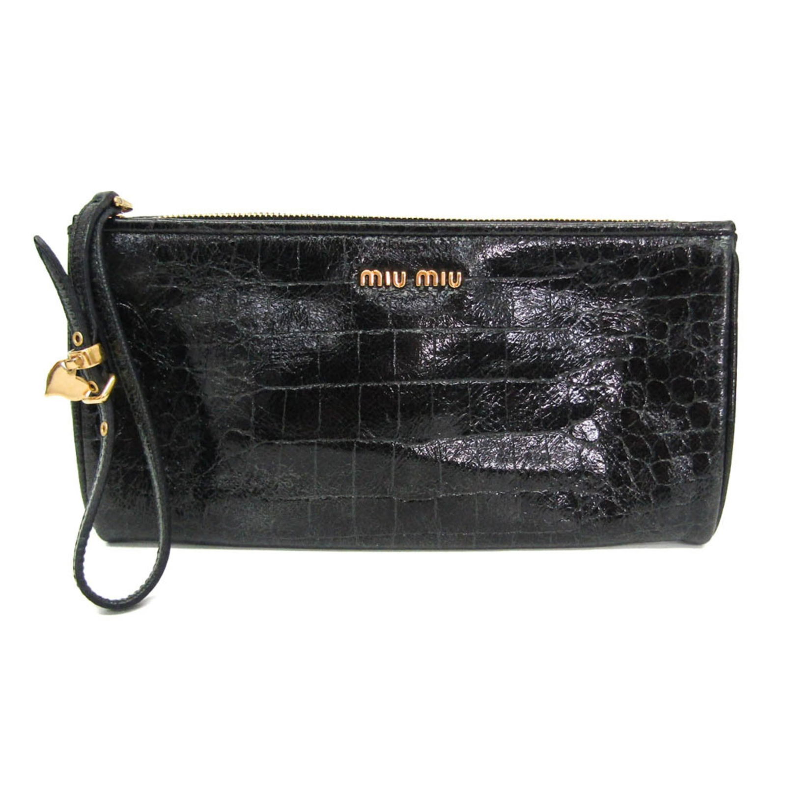 Pouch Leather - Miu Clutch Bag: Pouch Leather - Miu Clutch Bag This listing features Pouch Leather - Miu Clutch Bag. Item specifics are provided below. Item Specifics: Brand: Miu Miu Type: Clutch Bag, Pouch Material: Leather Leather