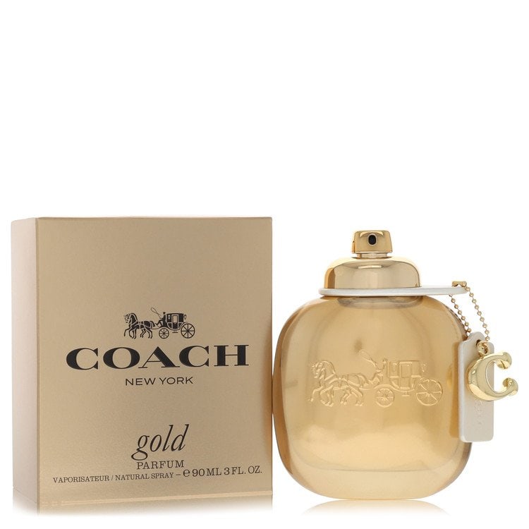 Spray Coach Gold Perfume By Coach Eau De Parfum: Spray Coach Gold Perfume By Coach Eau De Parfum This listing features Spray Coach Gold Perfume By Coach Eau De Parfum. Item specifics are provided below. Item Specifics: Brand: Coach Size: 3 oz Eau De