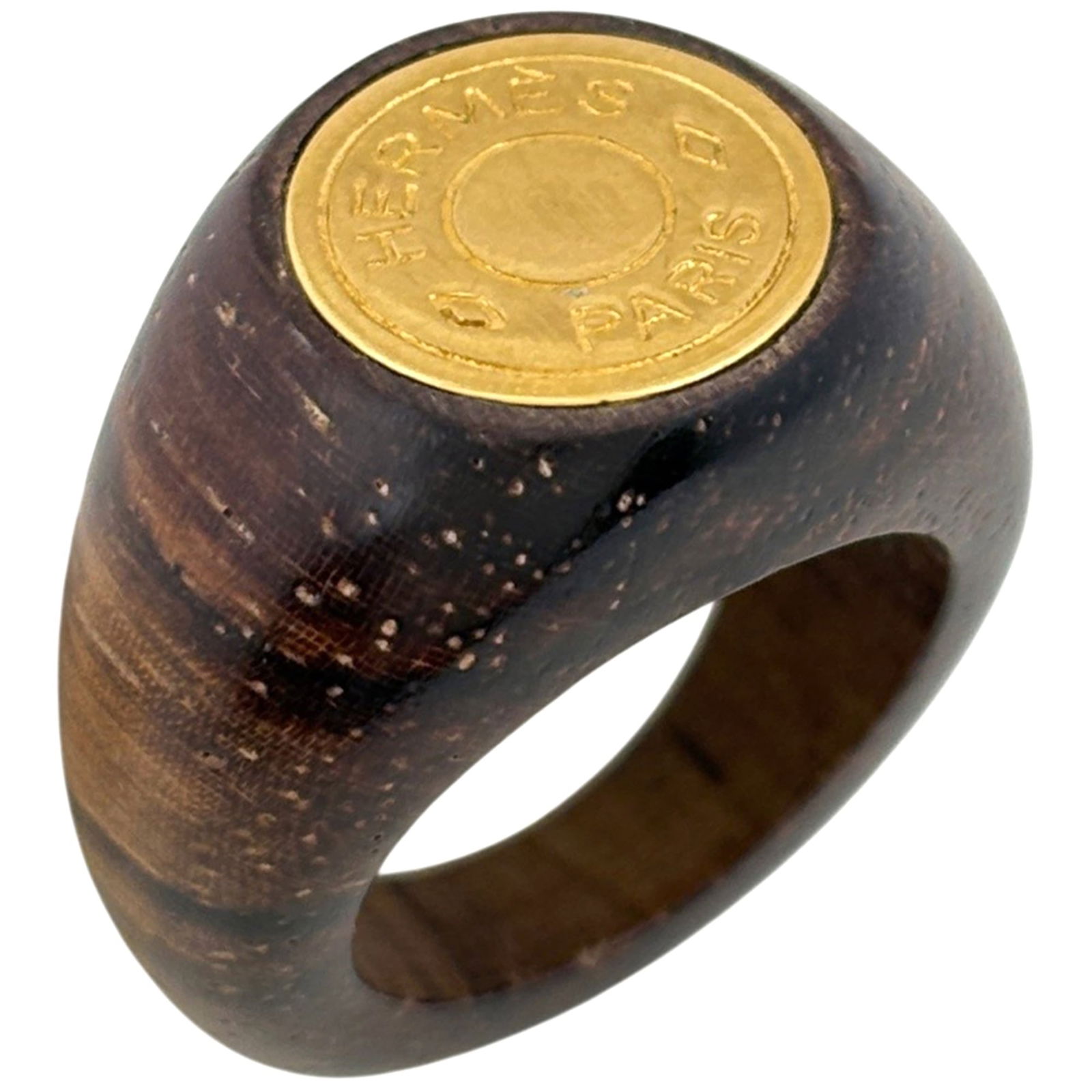 Wood - Hermes Band Ring Gold Plating: Wood - Hermes Band Ring Gold Plating This listing features Wood - Hermes Band Ring Gold Plating. Item specifics are provided below. Item Specifics: Brand: Hermes Type: Band Ring Gender: Women Color: B